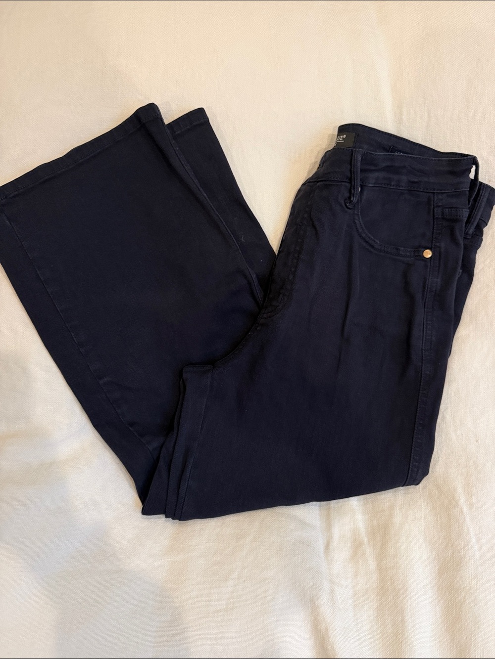 Judy Blue Navy Wide-Leg Jeans